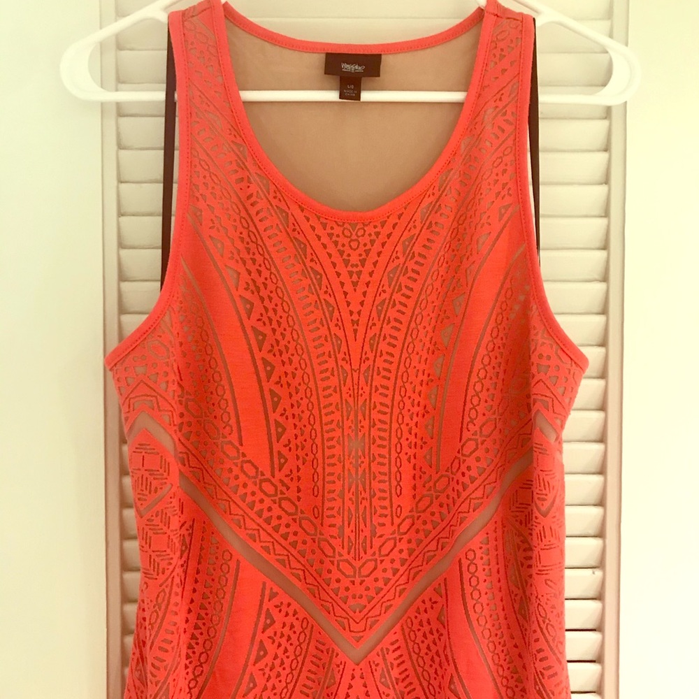 3/$15 Hot pink coral sheath dress
